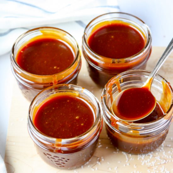 Homemade Salted Caramel Sauce - Recipe photo by the food blog
