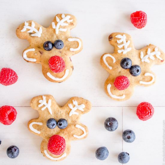 Low Sugar Reindeer Cookies - Recipe photo by My Kids Lick The Bowl