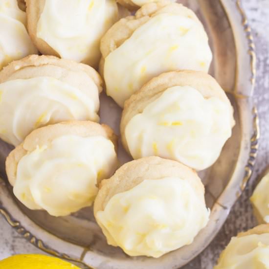 Iced Lemon Amish Sugar Cookies - Recipe photo by thegoldlininggirl