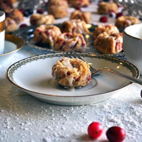 Mini Cranberry Bundt Cakes - Recipe photo by BatterandDough