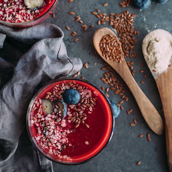 Beet Smoothie, a Natural PMS Relief - Recipe photo by TheAwesomeGreen