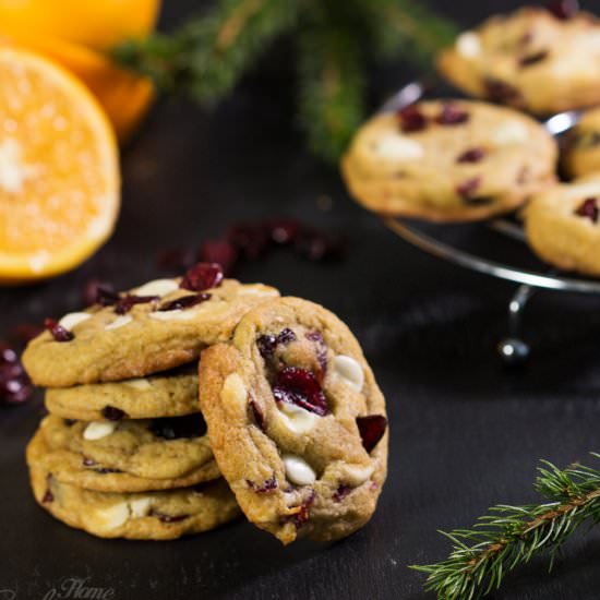Cranberry Orange Cookies - Recipe photo by Home Cooking Adventure