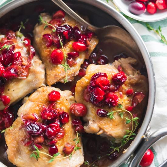 whole30 cranberry chicken - Recipe photo by 40aprons