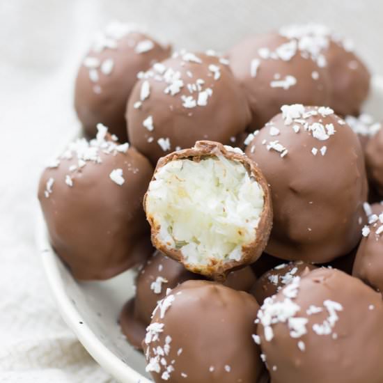 3 Ingredient Coconut Truffles - Recipe photo by Veronikas Kitchen