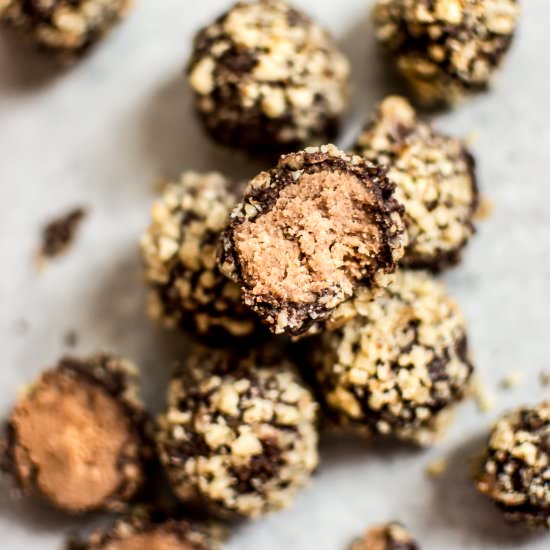 Coconut Rum Truffles - Recipe photo by saltandlavender