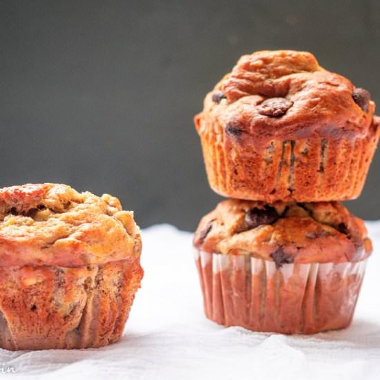 Eggless Banana Oatmeal Muffins - Recipe photo by dimpieekitchen