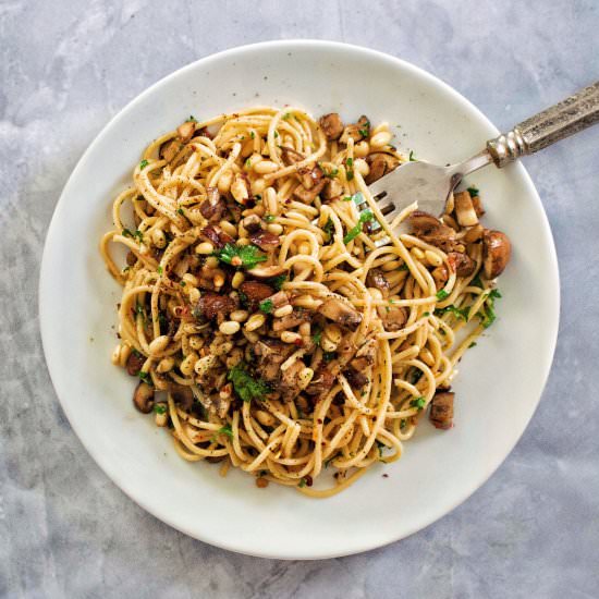 Pasta with Mushrooms - Recipe photo by kalememaybe