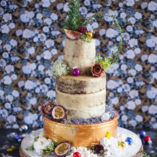 Gingerbread Tree Cake - Recipe photo by milkchaihoney