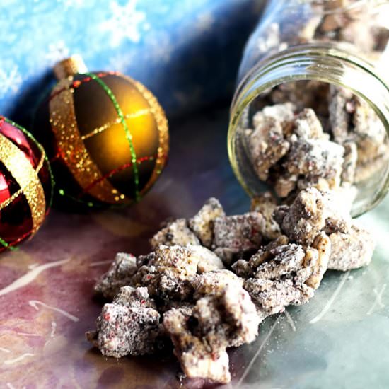 Candy Cane Puppychow - Recipe photo by forkingup