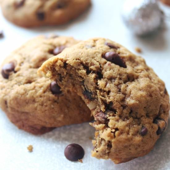 Coffee Chocolate Chip Pecan Cookies - Recipe photo by berry sweet life