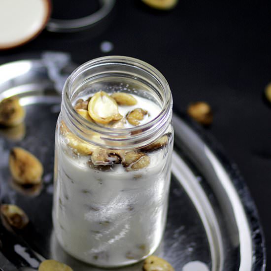 Roasted Chestnut Milk - Recipe photo by flairprojectsb