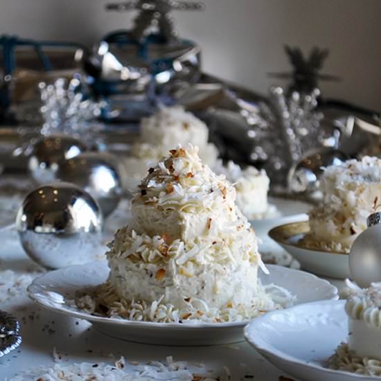Mini Coconut Cakes - Recipe photo by BatterandDough