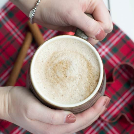 Whole 30 Gingerbread Latte - Recipe photo by thecleaneatingcouple
