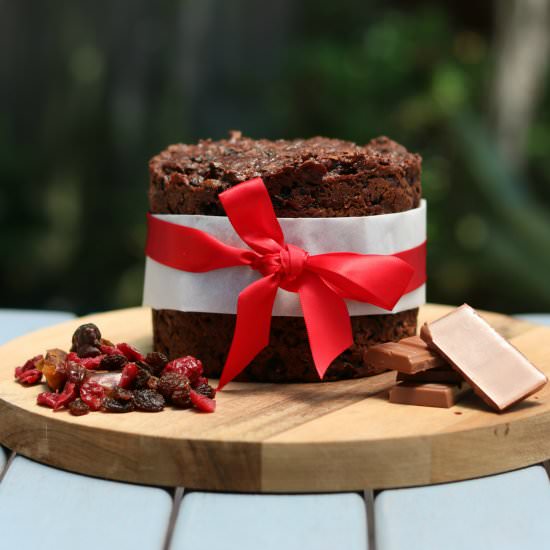 4 Ingredient Chocolate Fruit Cake - Recipe photo by SouthernInLaw