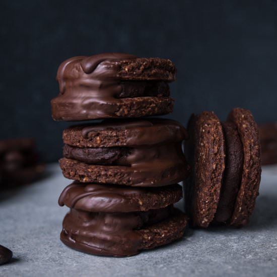 Vegan Double Chocolate Hazelnut Cookies - Recipe photo by Vanillacrunnch