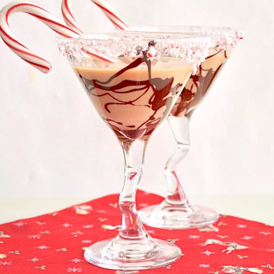 Chocolate Candy Cane Martinis - Recipe photo by jeanieandluluskitchen