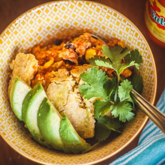 Quinoa Tamale Bake - Recipe photo by eatwhatyousow