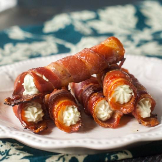 Creamy Herb Filled Bacon Rolls - Recipe photo by MyLifeCookbook