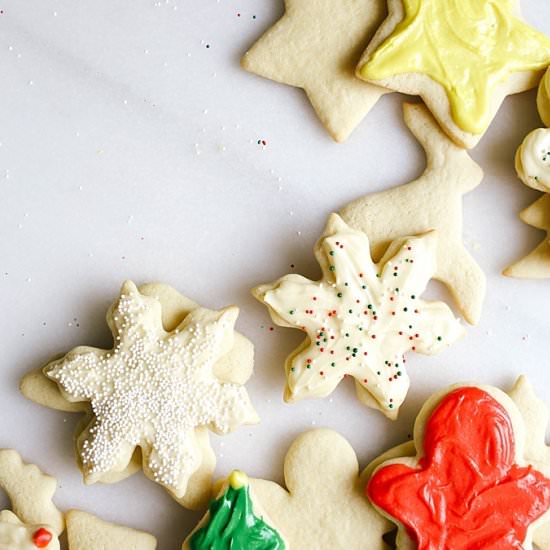 Soft Frosted Sugar Cookies - Recipe photo by thewoodandspoon