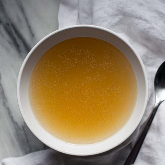 Instant Pot Chicken Stock - Recipe photo by acalculatedwhisk