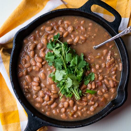 Pressure Cooker Charro Beans - Recipe photo by kitschen_cat