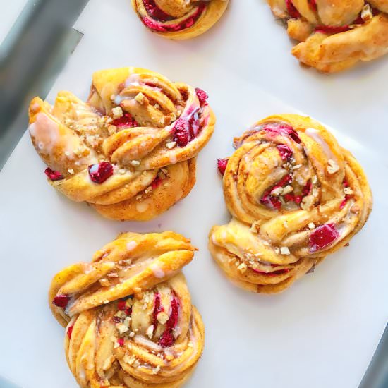 Cranberry Cinnamon Pecan Rolls - Recipe photo by EasycookingwithMolly