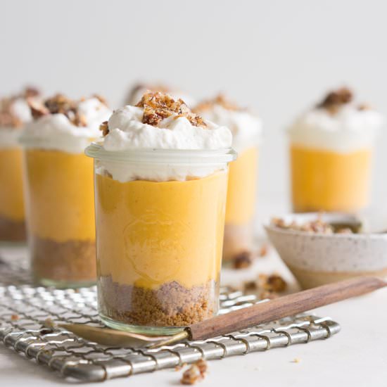 Pumpkin Custard Dessert Jars - Recipe photo by cloudykitchen