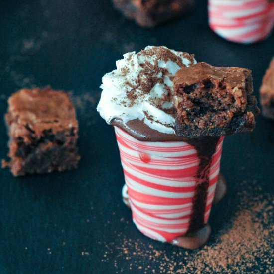 Hot Chocolate Peppermint Shots - Recipe photo by spabettie