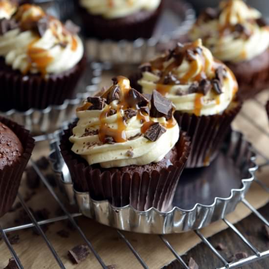 Chocolate & Brandy Cupcakes - Recipe photo by waffleandwhisk