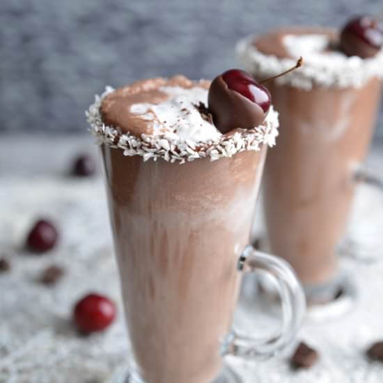 Cherry Hot Chocolate - Recipe photo by waffleandwhisk
