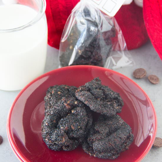 NAUGHTY COAL COOKIES RECIPE - Recipe photo by saygraceblog