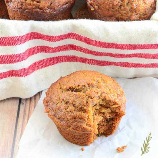 Persimmon-Walnut Muffins - Recipe photo by senseandedibility