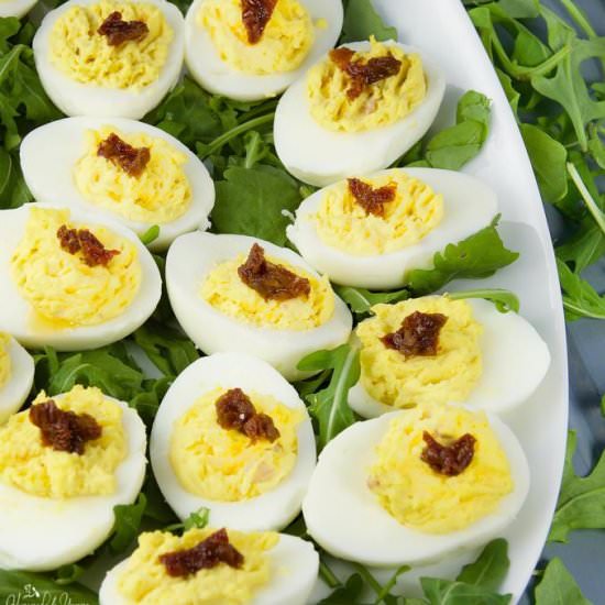 Flavoured Devilled Eggs - Recipe photo by Homemade and Yummy