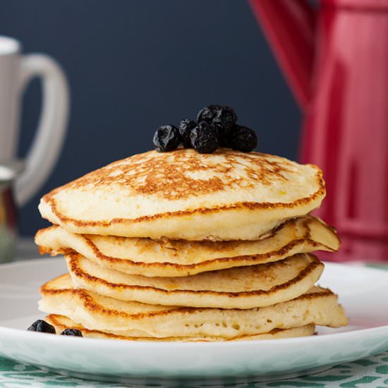 Light Fluffy Lemon Ricotta Pancakes - Recipe photo by theunlikelybaker