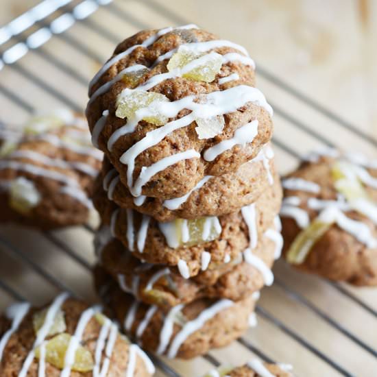 Christmas Candied Ginger Cookies - Recipe photo by The Colorful Kitchen