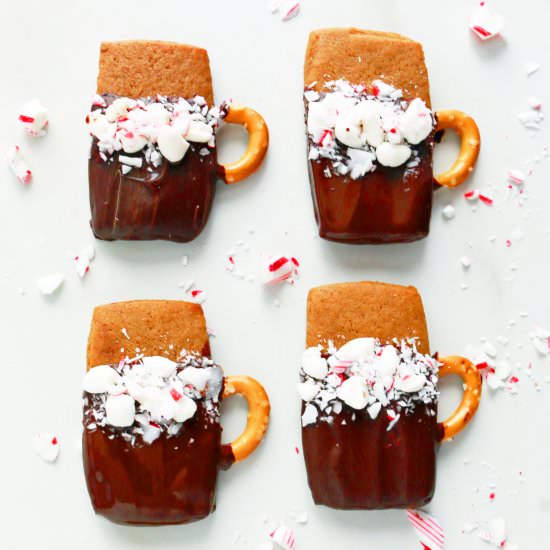 Mini Gingerbread Cocoa Cups - Recipe photo by kitchenathoskins