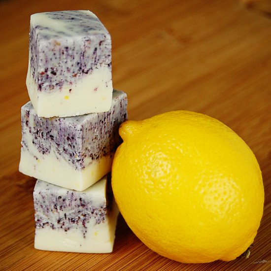 Blueberry Lemon Fudge - Recipe photo by Alecia ChickenScratchNY