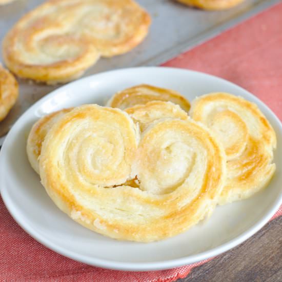 French Palmier Cookies - Recipe photo by mildlymeandering