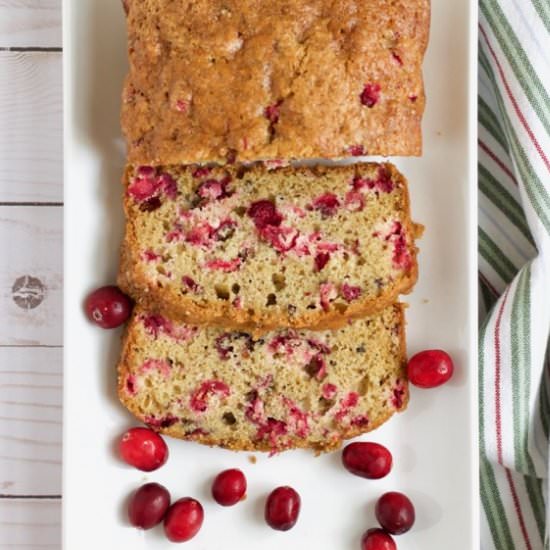 Fresh Cranberry Bread - Recipe photo by betondinner