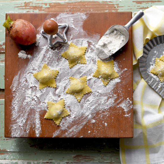 Golden Beet Ravioli - Recipe photo by vintagekitty
