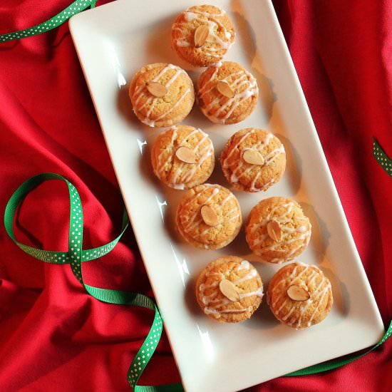 Cranberry Bakewell Mini Tarts - Recipe photo by TwoBitTart