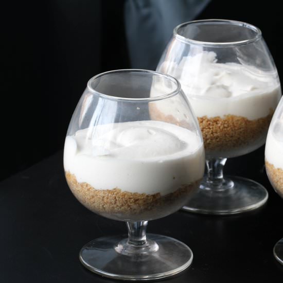No Bake Cheesecake Parfaits - Recipe photo by TheKitchenWhisperer