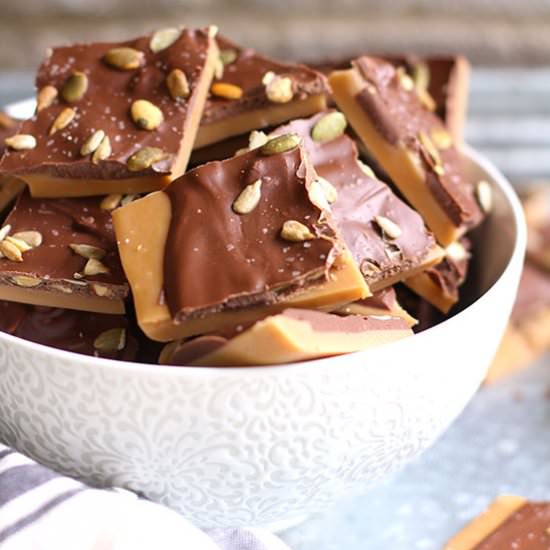 Easy Homemade Toffee - Recipe photo by suebeehomemaker