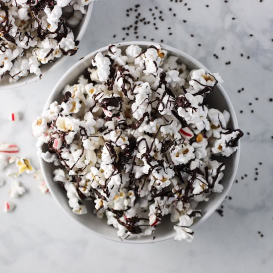 Healthy Dark Chocolate Popcorn - Recipe photo by spinach4breakfast