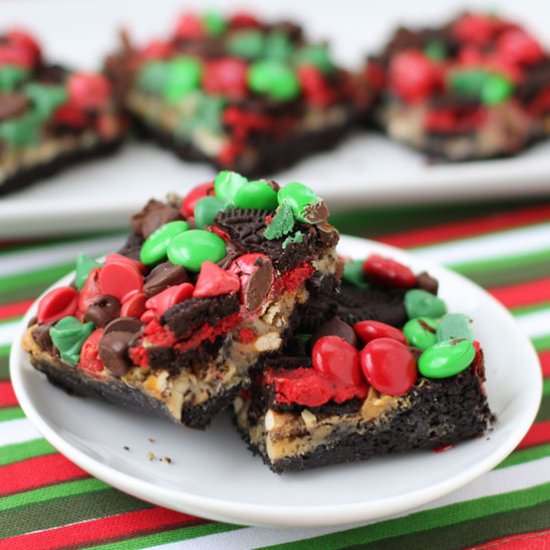 Christmas Magic Bars - Recipe photo by Hungry Happenings