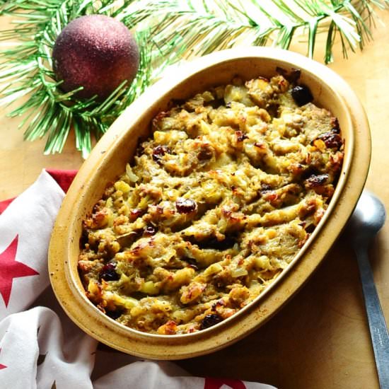 Quick Vegetarian Christmas Stuffing - Recipe photo by everydayhealthyrecipes