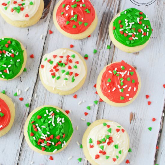 Copycat Lofthouse Sugar Cookies - Recipe photo by SaltySideDish