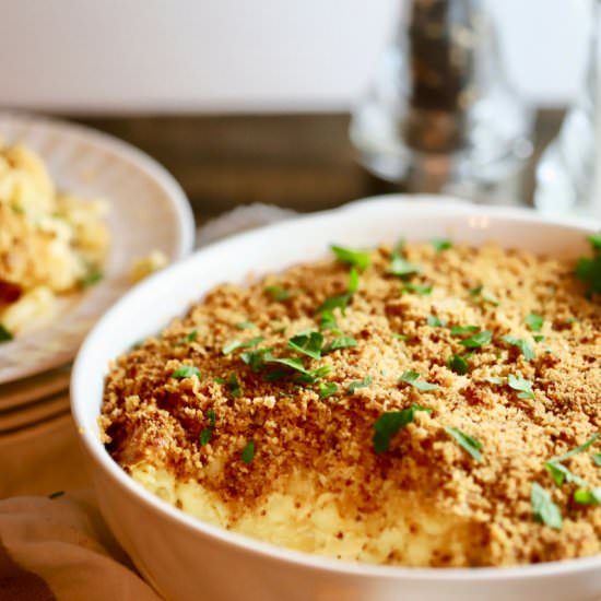 Southern Style Baked Mac and Cheese - Recipe photo by Grits and Pinecones