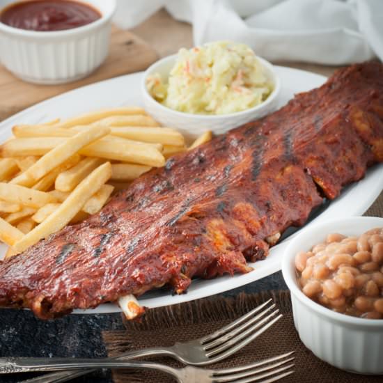 Instant Pot BBQ Back Ribs - Recipe photo by photosandfood
