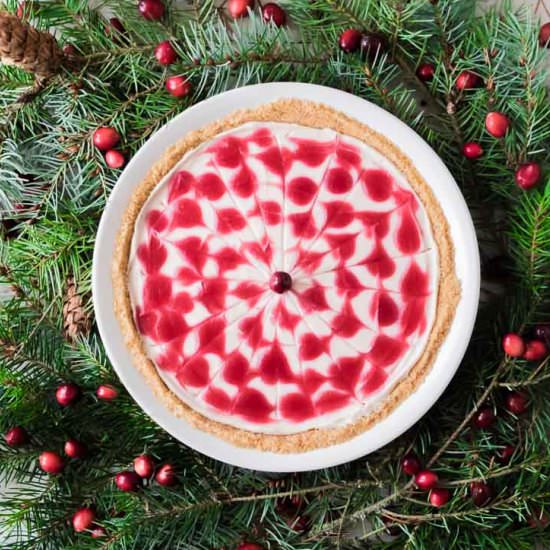 White Chocolate Cranberry Pie - Recipe photo by butterchantilly
